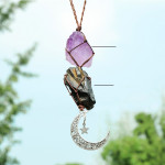 Natural Powder Crystal Amethyst Hand-woven Color Energy Incense