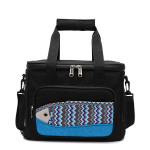 Fish Pattern Cooler Bags Lunch Box Bag EVA Insulation Waterproof Portable Lunch Bag Outdoor Multifunctional Picnic Bag