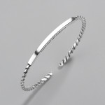 Creative Fashion Versatile Opening Thai Silver Vintage Bracelet