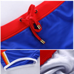 Boxer Color Matching Tether Beach Pants Quick-drying Swimming Trunks Men