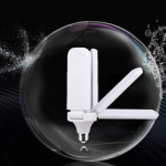 New LED Three-leaf Light Four-leaf Fan Light Foldable