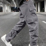 Multi-pocket Pants Loose Casual