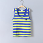 Summer Boys' Vests, Cotton Children's Vests, Big Children's Summer Striped Baby Vests, Stretch Cotton