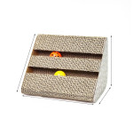 Cat Scratch Board Corrugated Paper Catnip Cat Box Wear-Resistant Scratch Resistance Vertical Plate Nest Cat Scratch Pad Rub