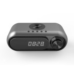 Bedside Wireless Charging Audio LED Alarm Clock