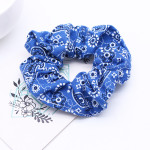 Large Intestine Hair Tie Foreign Trade Cashew Flower Ponytail Hair Tie