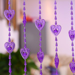 Household Plastic Crystal Acrylic Door Chain Decoration