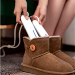 Footwear drying device in winter