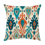 Office Sofa Geometric Pattern Series Pattern Linen Pillowcase
