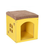 Removable And Washable Four Seasons Pet House, Wooden Pet Nest