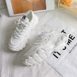 Thick-soled Sponge Cake Heightening Lace-up Breathable Daddy Shoes