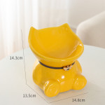 Simple Ceramic Protective Cervical Spine High Feet Bowl