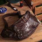 Leather Vintage Plant-tanned Cow Leather Crossbody Bag