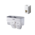 Suction Wall-mounted Multifunctional Washing Cup Holder Set