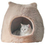 Cat Nest Autumn And Winter Warm Kittens Removable And Washable Cat Bed Semi-closed Cat Ears Cat Nest Four Seasons Universal