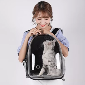 Cat Carrier Bag Outdoor Portable Pet Backpack Travel Space Capsule Cage Breathable Shoulder Bag Carry Small Dog Cat Pet Bag