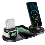 2022 Wireless Charger For IPhone14 13 Fast Charger For Phone Fast Charging Pad For Phone Watch 6 In 1 Charging Dock Station