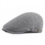 New Style Hat British Retro Cotton And Linen Beret Casual