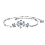 Simple Bracelet Temperament Snowflake Zirconium Drill