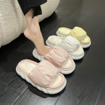 Warm Cotton Slippers For Women Winter Thick Sole Woolen Woolen