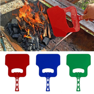 Barbecue plastic fan