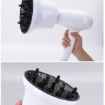 Hair dryer with wind hood