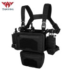 Outdoor Equipment Tactical Belly Pocket Laser MOLLE Attach Multi-functional Chest Hook