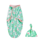 Cotton Baby Towel Anti-startle Swaddling Sleeping Bag Containing Beanie