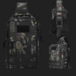 Multi Functional Tactical Camouflage Casual One Shoulder Diagonal Bag