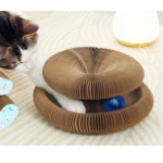 Manufacturer Wholesale Deformable Interactive Corrugated Foldable Cat Scratcher Cardboard