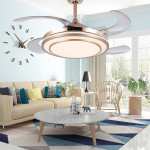 Home Full Spectrum Eye Protection LED Fan Chandelier