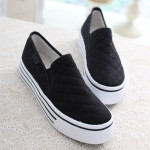 Women's Flat Cotton Platform Casual Light Stretch Loafers