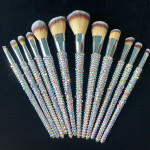 Diamond 12 Gems Makeup Beauty Tool Loose Powder Brush Repairing Concealer Brush