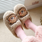 Non-slip Cute Indoor Home Dormitory Plush Couple Slippers