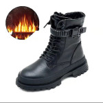 Children's New Martin Boots Leather Fashion Round Toe