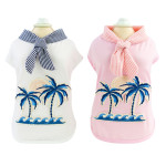 Coconut tree embroidery from pet clothing