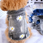 Cowboy Vest Teddy Bichon Pomeranian Cat Dog Clothes Small Puppy Schnitzer Rachel Clothes