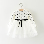 Foreign Children 2021 Years Of Foreign Trade Explosion Of Baby Cotton Long Sleeved Dress Korean Princess Dress Girls.