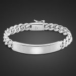 S925 Sterling Silver Handcrafted Platinum Bracelet