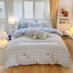 Cotton Thickened Four-piece Dormitory Bed Sheet And Quilt Cover