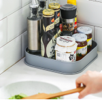 Multifunctional Rotating Shelving Condiment Rotating Storage Box