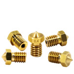 3D Printer E3D Nozzle Smooth Brass Nozzle M6 Threaded Brass Parts