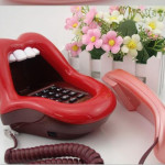 Telephone Sexy Red Lip Phone Fashion Big Mouth Phone Red Lip Love Phone