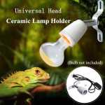 Reptile Ceramic Heat Lamp Holder E27 Lamp Base 400W UVA UVB