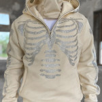 New Personalized Graphic Embroidered Loose Pullover Hoodie