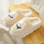 Thick Plush Cute Slippers Female Indoor