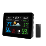 Indoor and outdoor thermometer and hygrometer