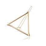 Geometric Triangle Metal Hair Clip Moon Bangs Clip