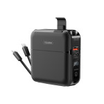 Portable Wireless Quick-charging Power Pack With Cable