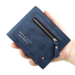 TPU Embossed Multiple Card Slots Large Capacity Frosted Men's Short Wallet